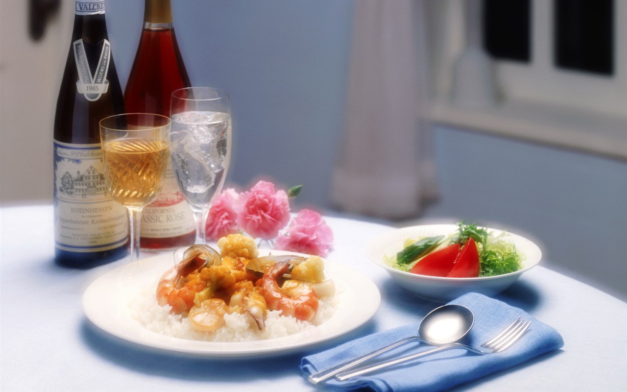 Gourmet Dinner Wallpaper (1) #4 - 1280x800