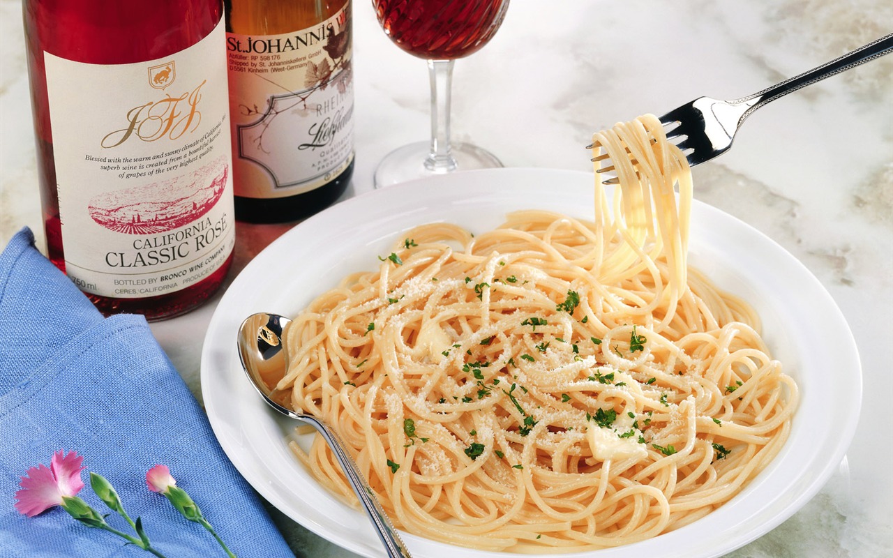 Gourmet večeře tapety (1) #15 - 1280x800