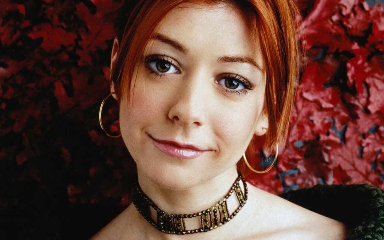 Alyson Hannigan krásnou tapetu #3 - 1280x800