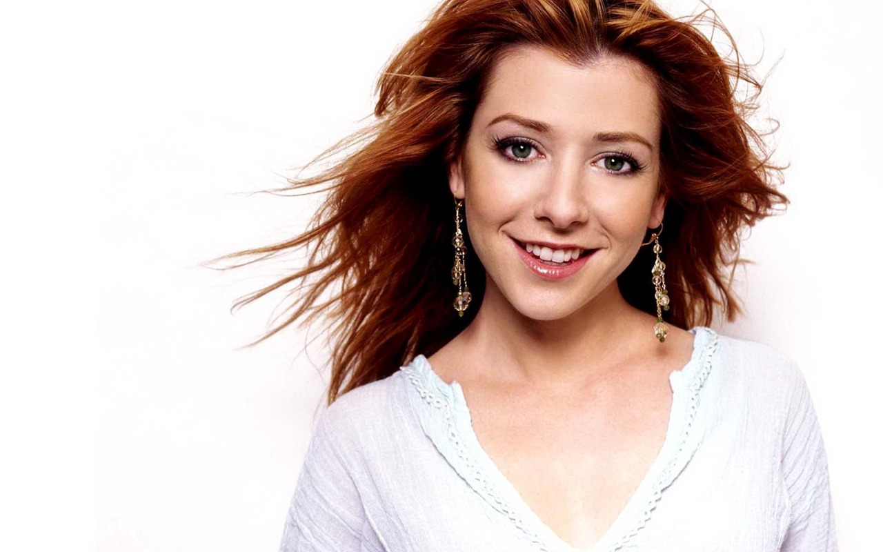 Alyson Hannigan krásnou tapetu #5 - 1280x800