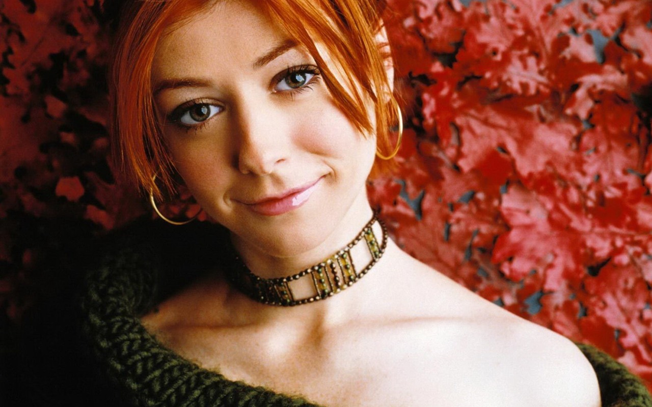 Alyson Hannigan beautiful wallpaper #7 - 1280x800