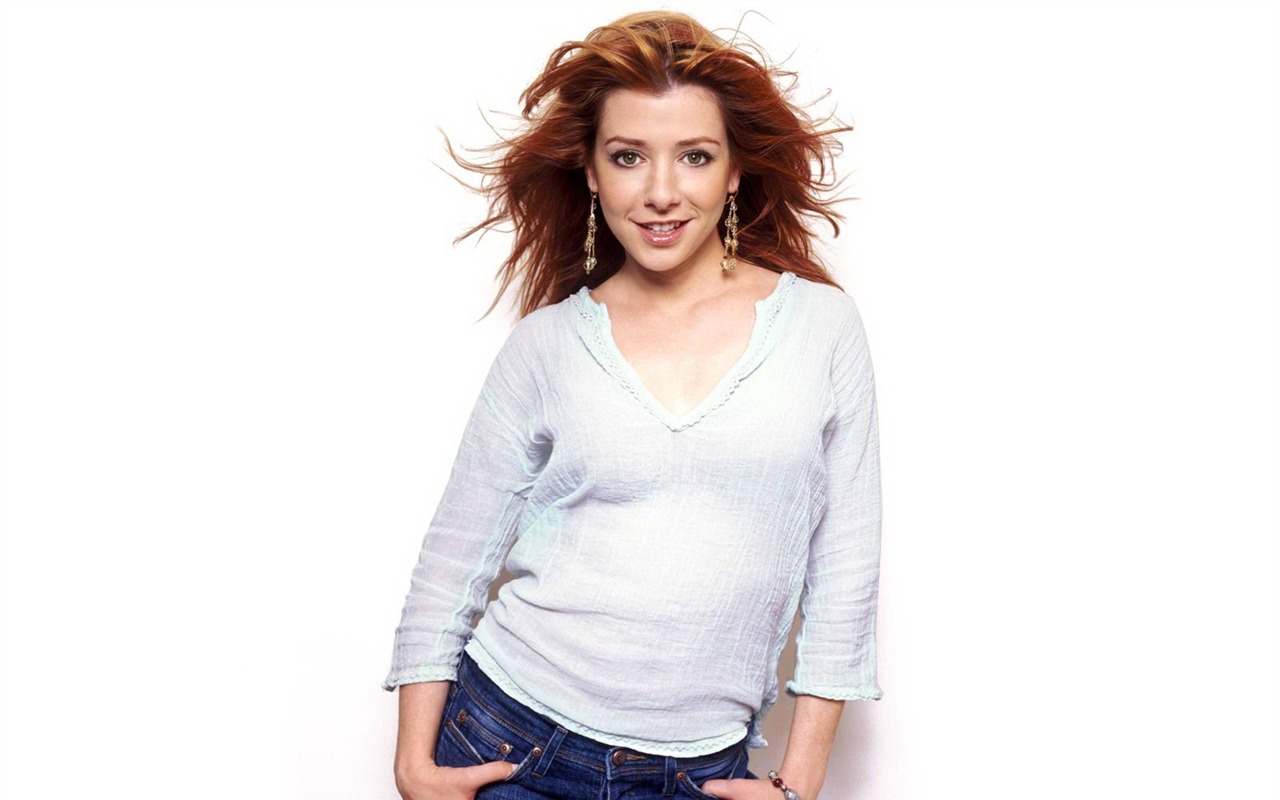 Alyson Hannigan krásnou tapetu #9 - 1280x800