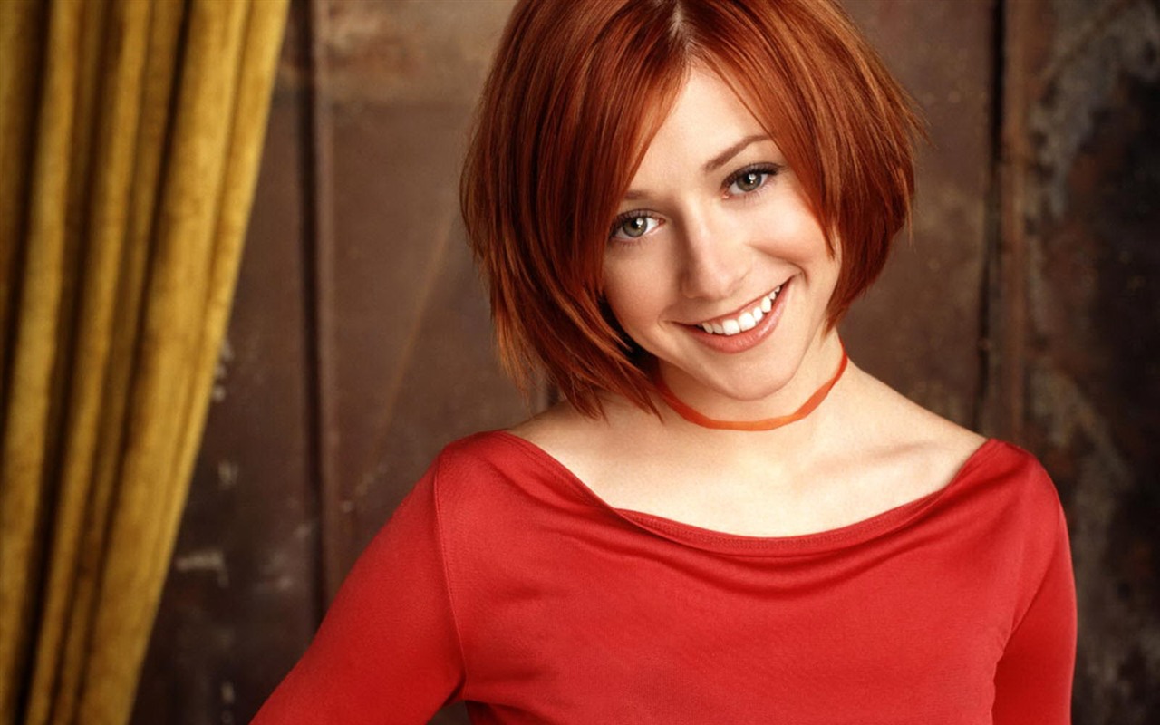 Alyson Hannigan krásnou tapetu #18 - 1280x800
