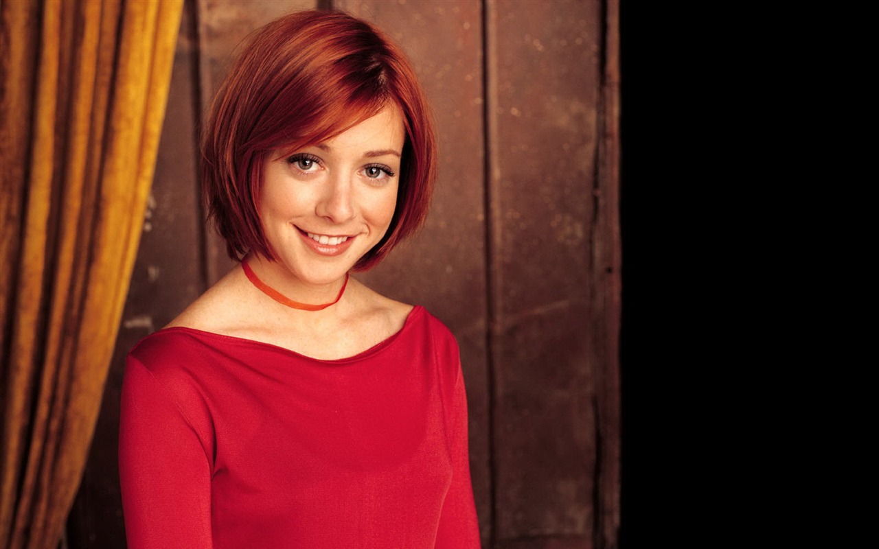 Alyson Hannigan krásnou tapetu #19 - 1280x800