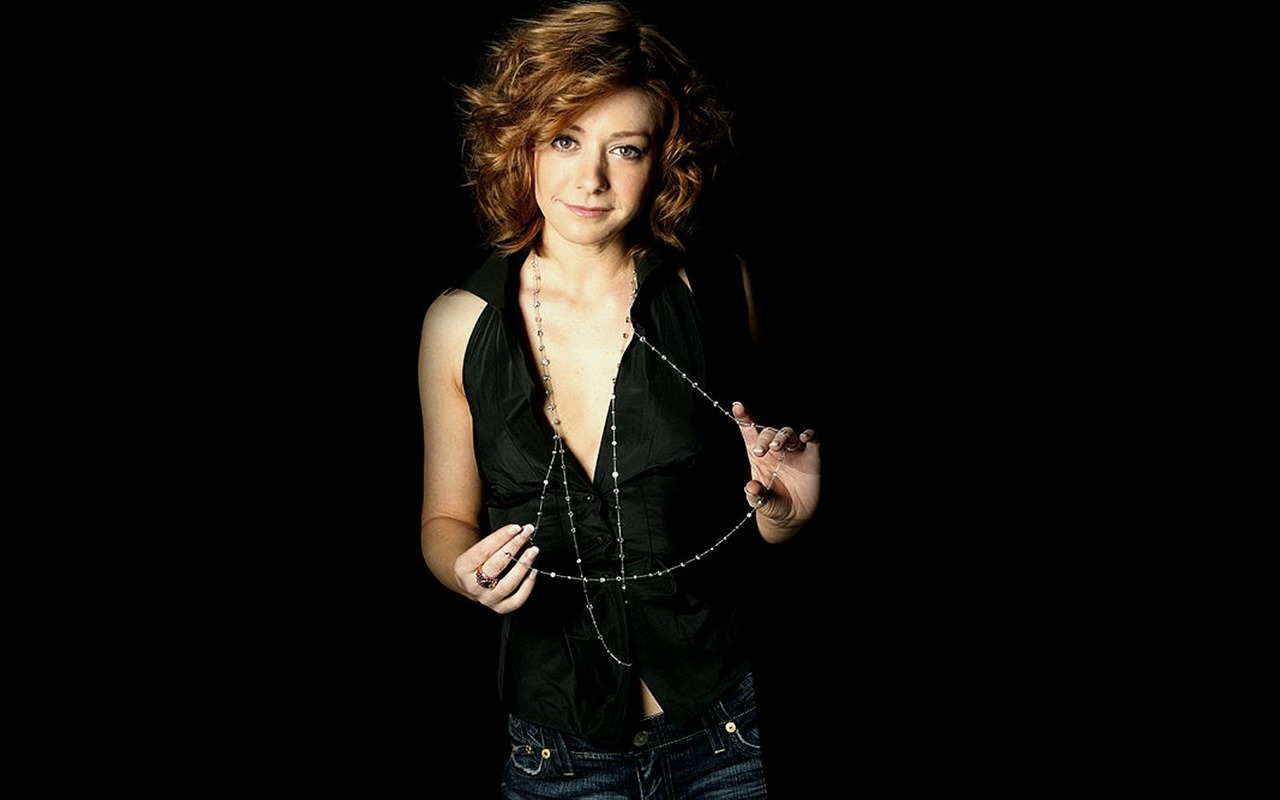 Alyson Hannigan krásnou tapetu #31 - 1280x800