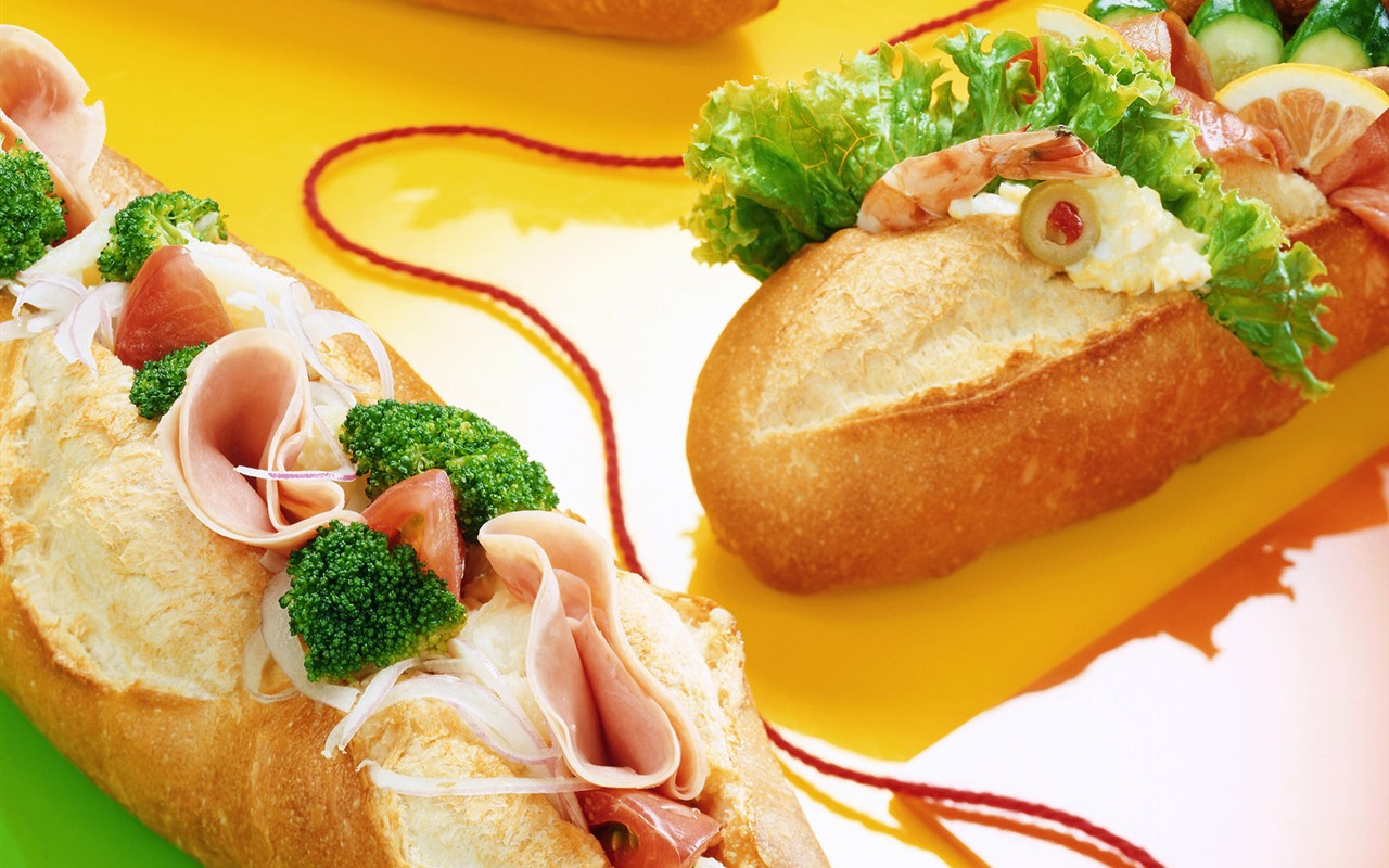Gourmet dinner wallpaper (2) #1 - 1280x800