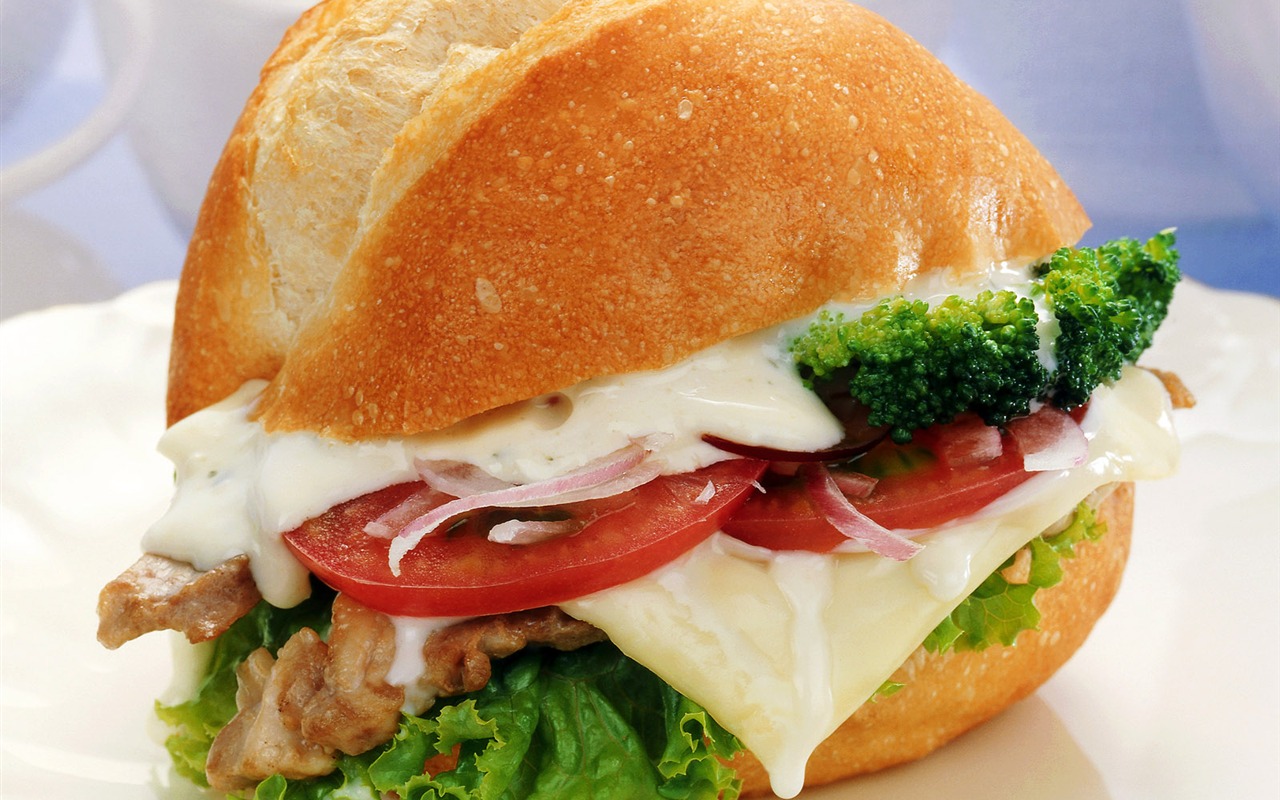 Gourmet večeře tapety (2) #5 - 1280x800