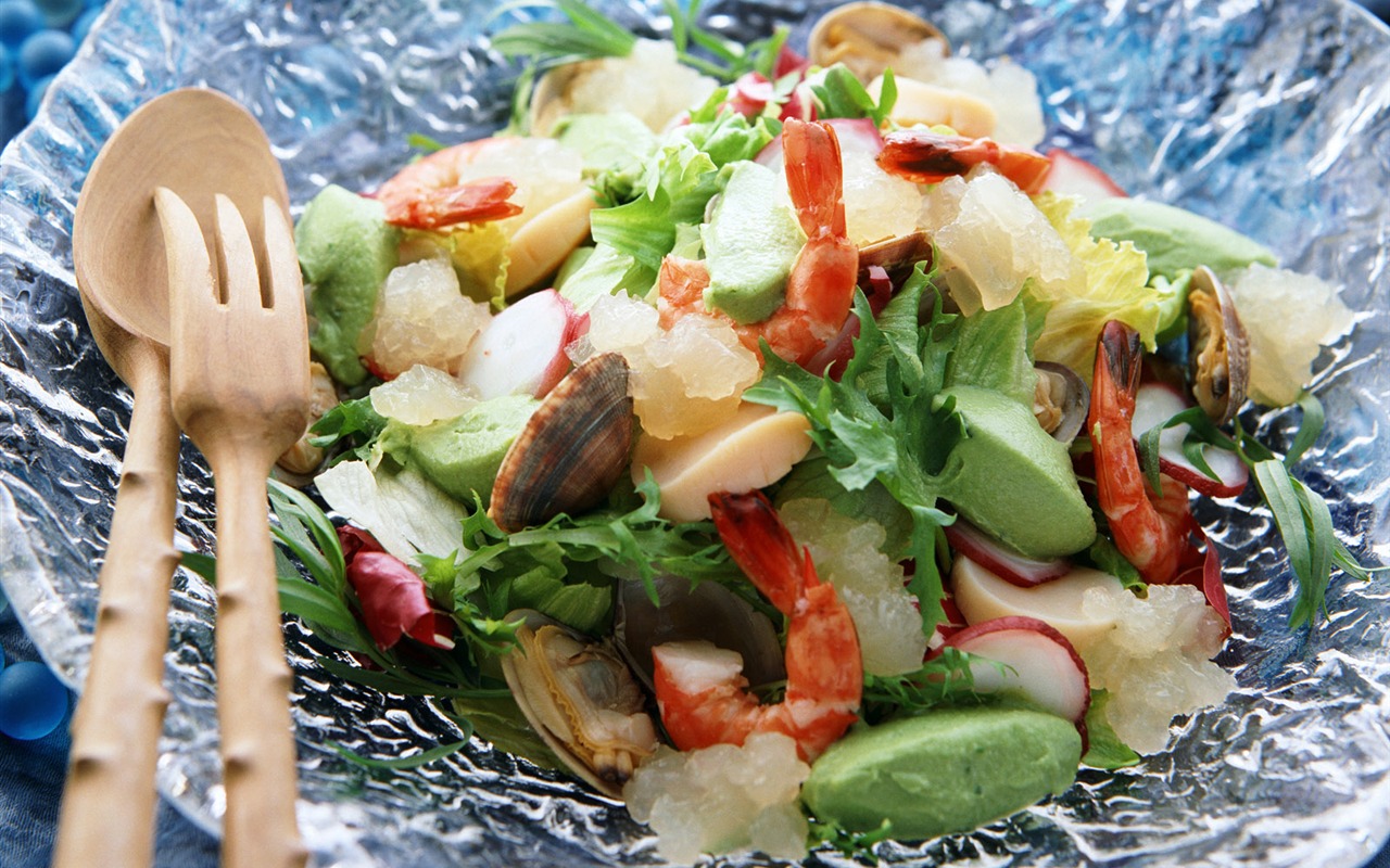 Gourmet večeře tapety (2) #8 - 1280x800