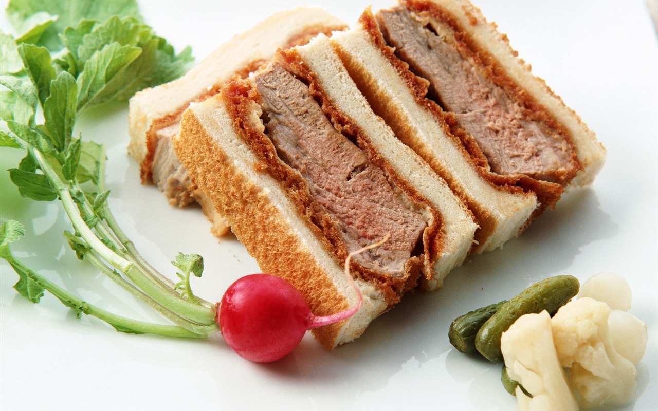 Gourmet večeře tapety (2) #15 - 1280x800