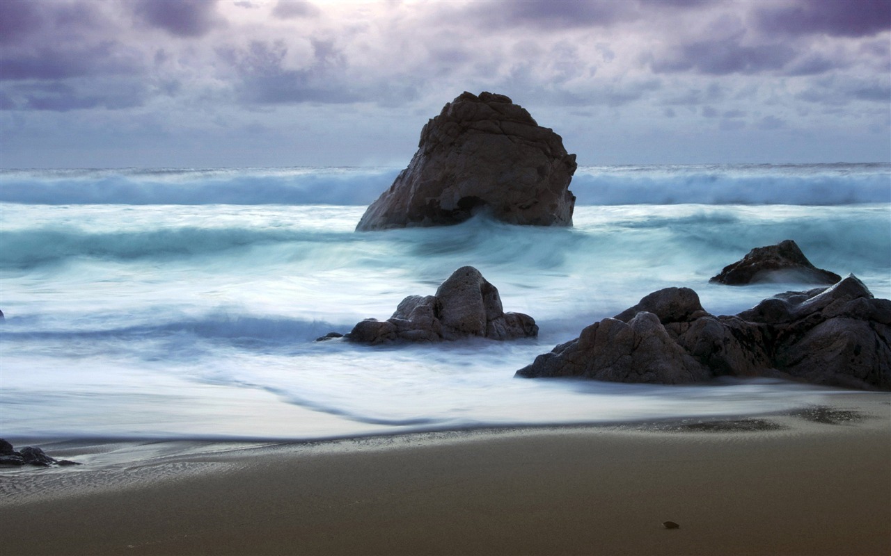 超大海滨海岸风光 壁纸(一)14 - 1280x800