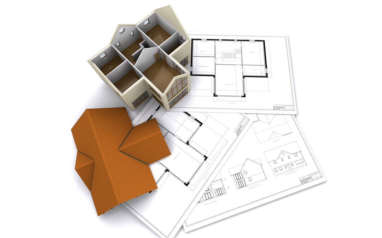 3D architektonické Design Wallpaper (1) #3 - 1280x800