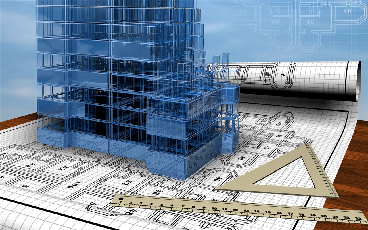 3D 建築設計 壁紙(一) #7 - 1280x800