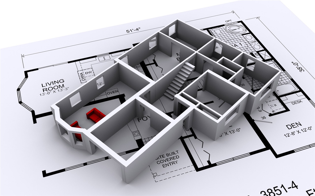 3D 建築設計 壁紙(一) #8 - 1280x800