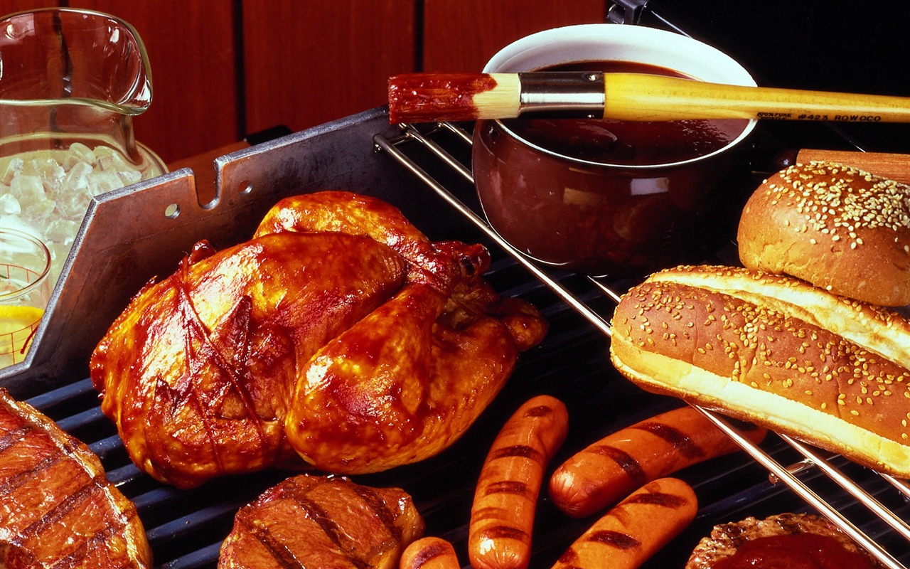 Gourmet večeře tapety (3) #4 - 1280x800