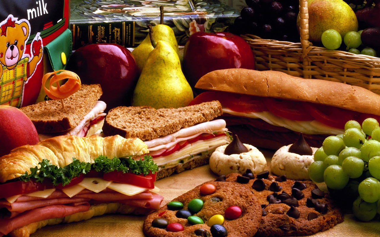 Gourmet večeře tapety (3) #5 - 1280x800