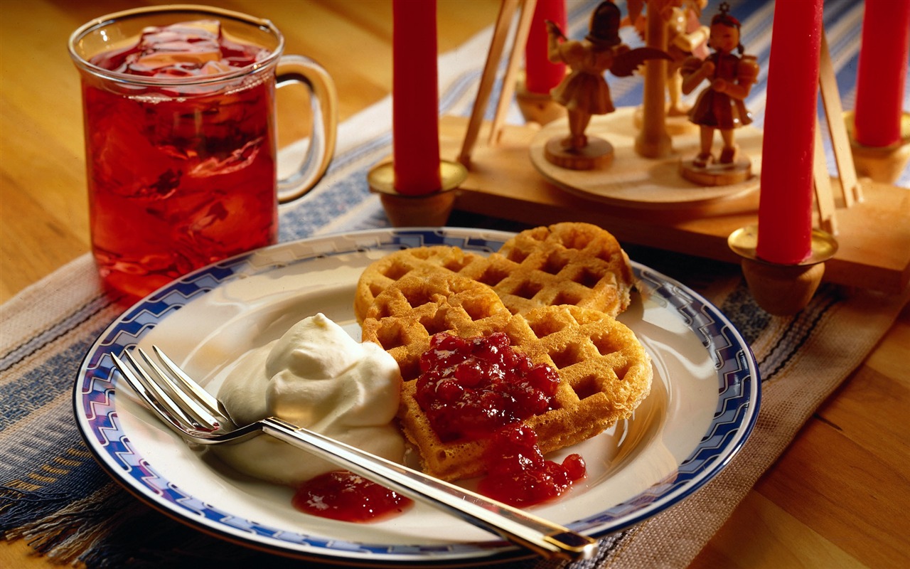 Gourmet večeře tapety (3) #11 - 1280x800