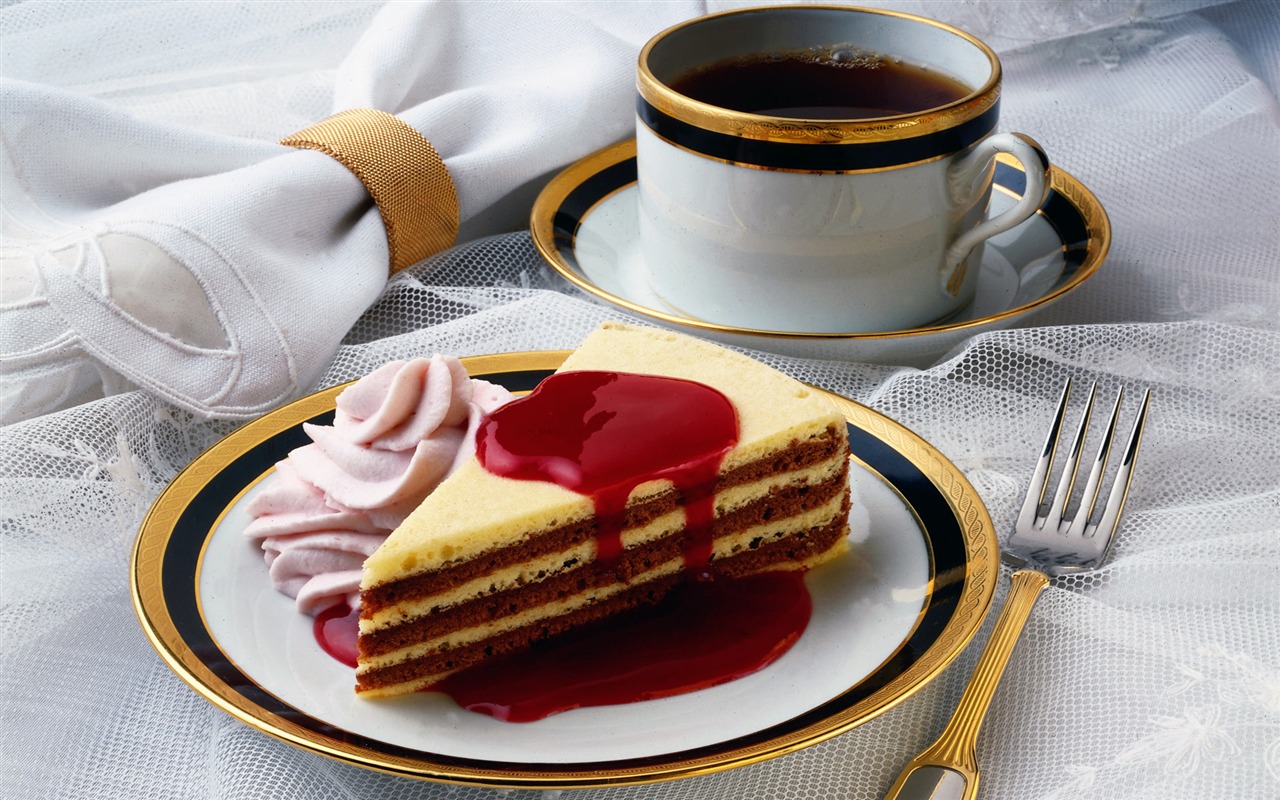 Gourmet večeře tapety (3) #13 - 1280x800