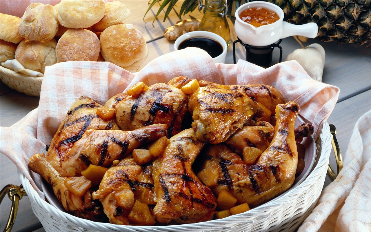 Gourmet dinner wallpaper (3) #15 - 1280x800