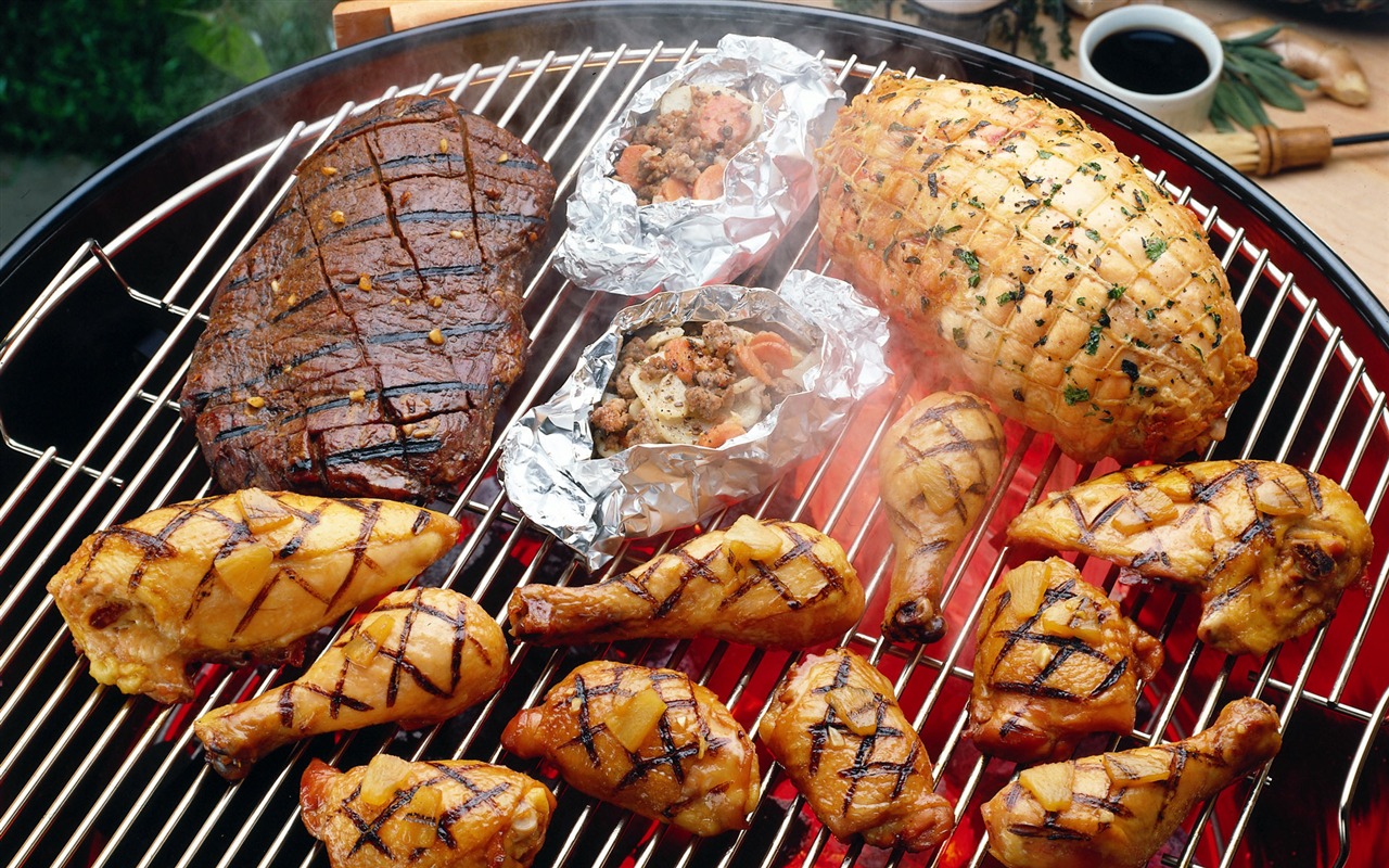 Gourmet večeře tapety (3) #16 - 1280x800