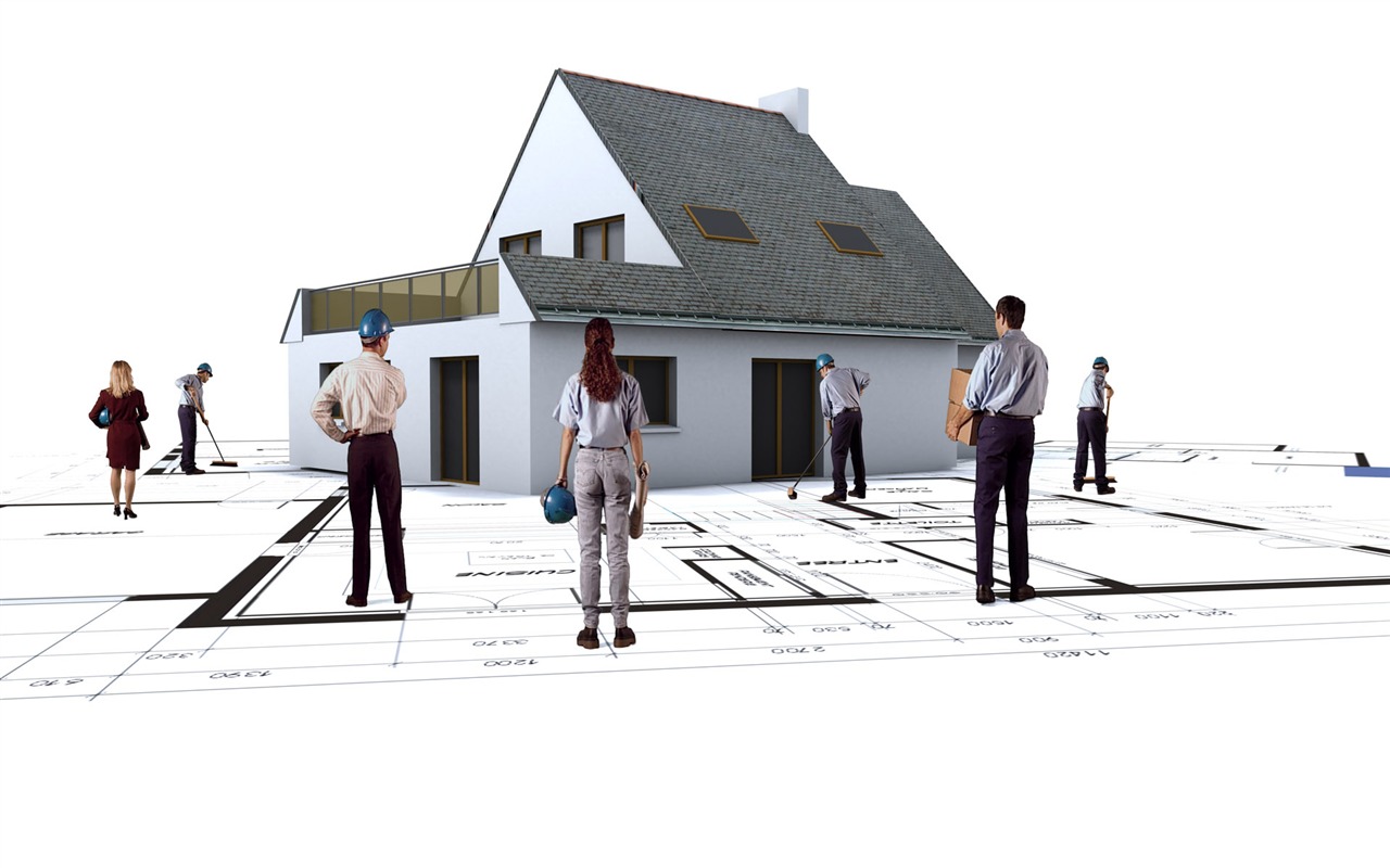 3D 建築設計 壁紙(二) #5 - 1280x800