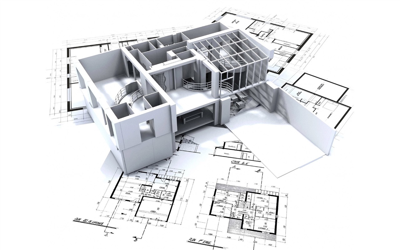 Fond d'écran 3D de conception architecturale (2) #10 - 1280x800