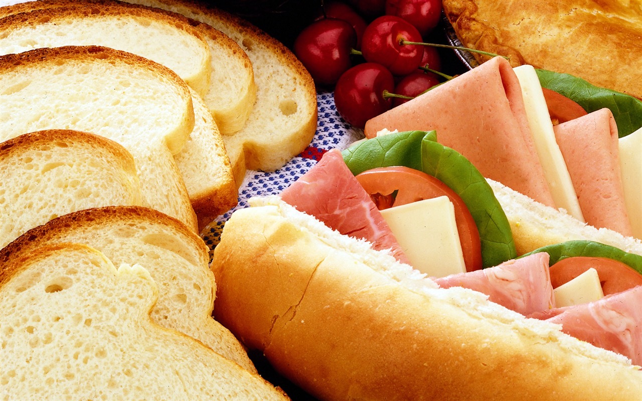 Gourmet večeře tapety (4) #1 - 1280x800