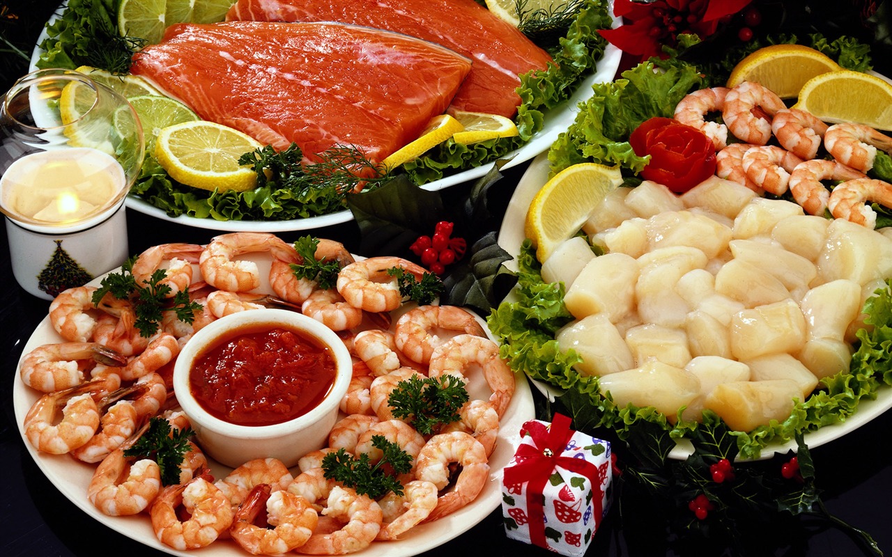 Gourmet dinner wallpaper (4) #4 - 1280x800