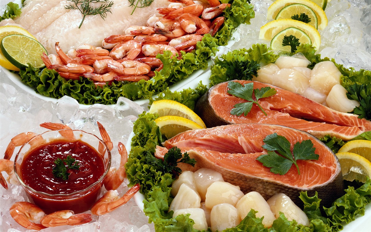 Gourmet večeře tapety (4) #5 - 1280x800