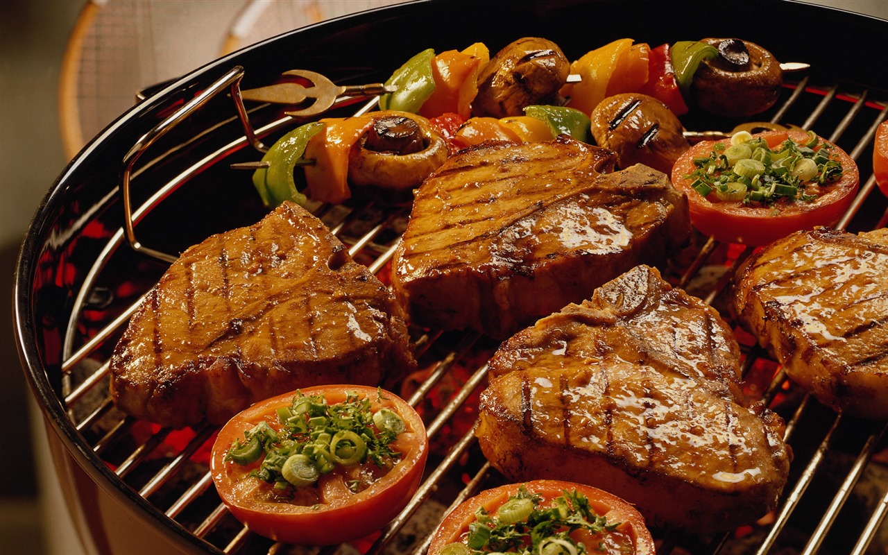 Gourmet večeře tapety (4) #11 - 1280x800