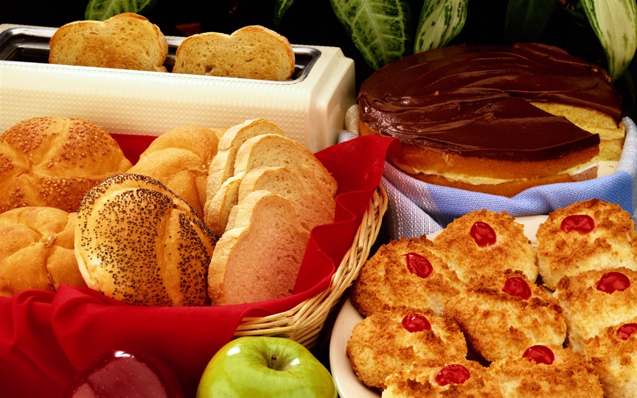 Gourmet večeře tapety (4) #15 - 1280x800