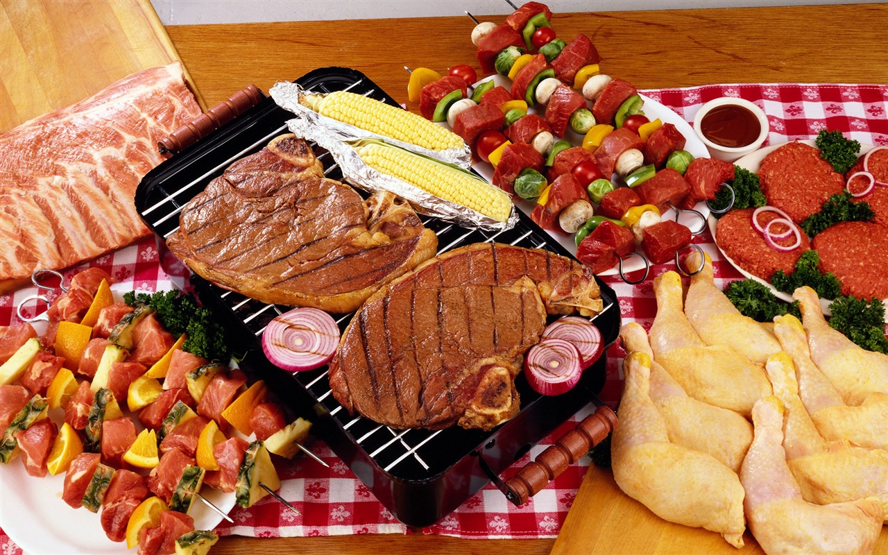 Gourmet večeře tapety (4) #17 - 1280x800