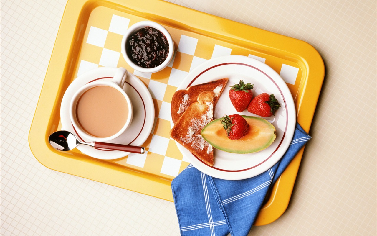 Gourmet večeře tapety (5) #6 - 1280x800