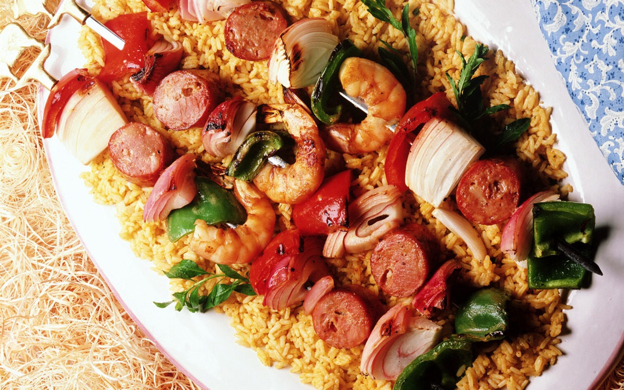 Gourmet večeře tapety (5) #7 - 1280x800