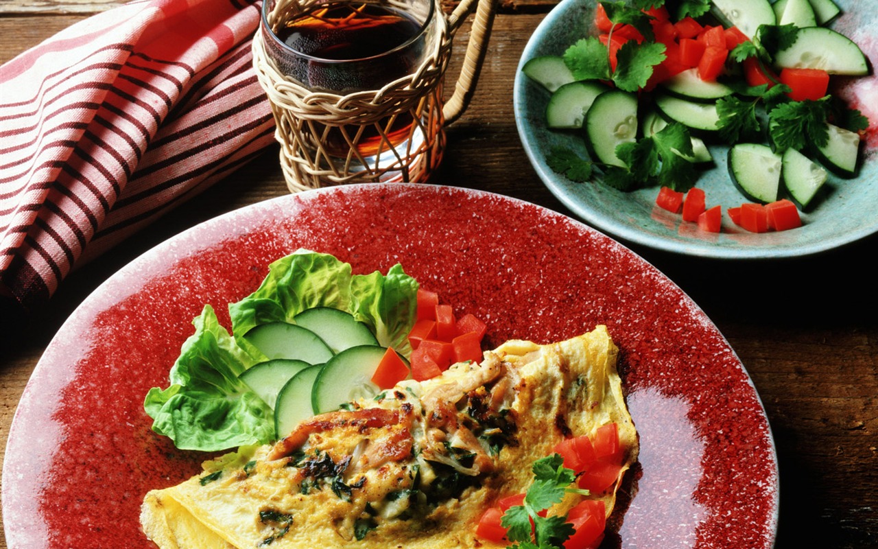 Gourmet večeře tapety (5) #11 - 1280x800