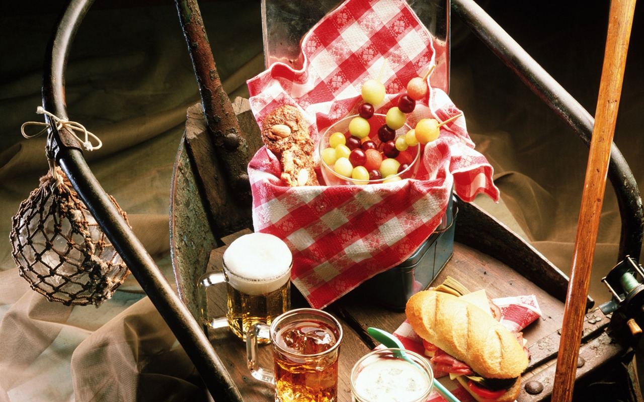 Gourmet večeře tapety (5) #16 - 1280x800