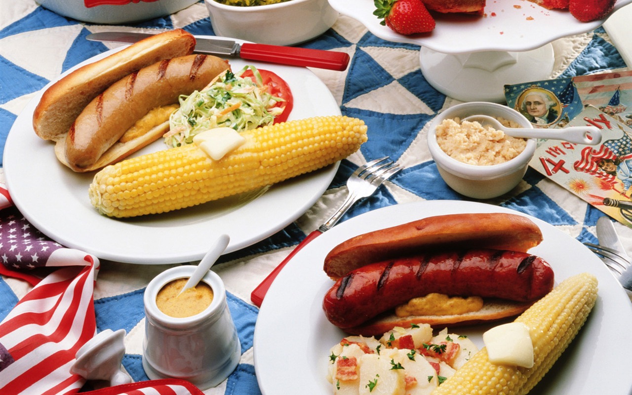 Gourmet večeře tapety (6) #1 - 1280x800
