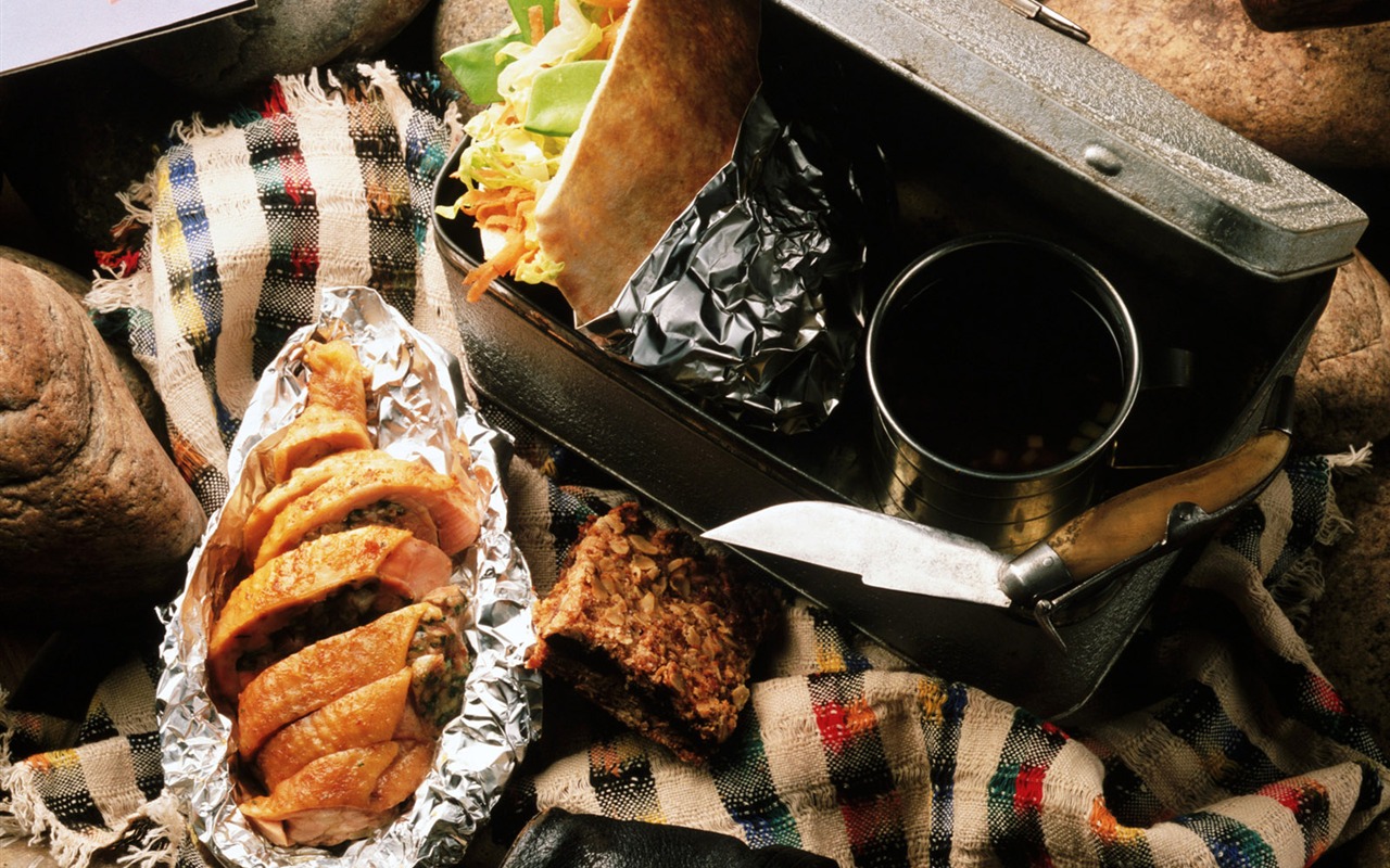 Gourmet večeře tapety (6) #6 - 1280x800