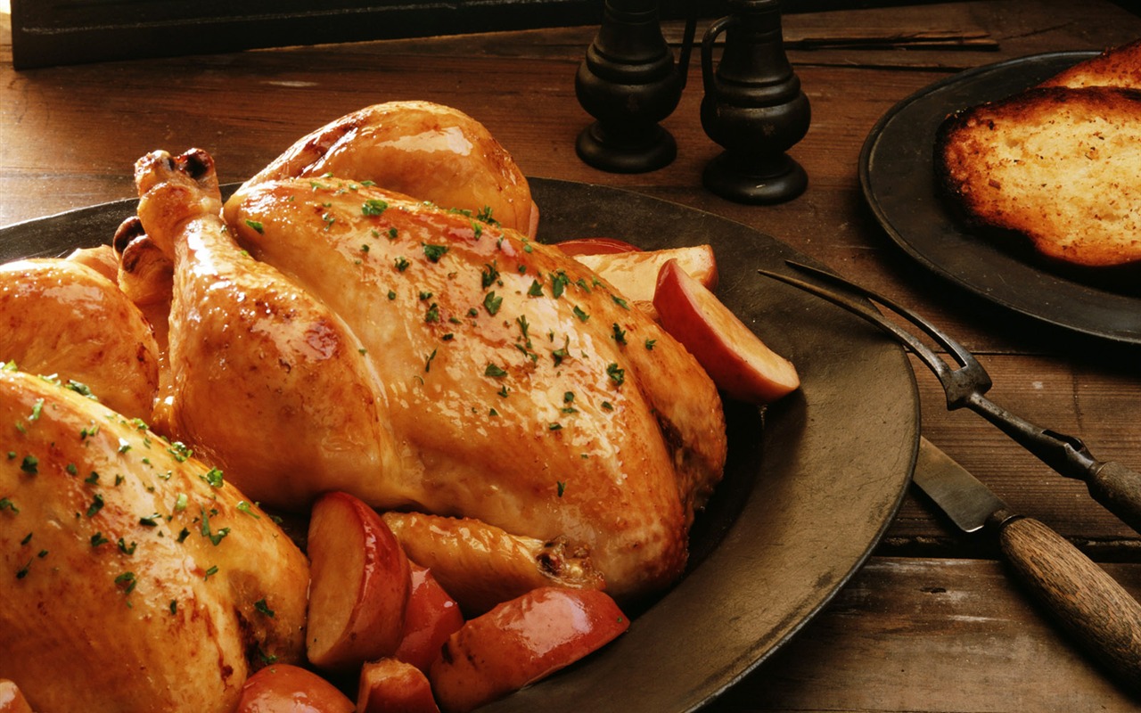 Gourmet večeře tapety (6) #12 - 1280x800