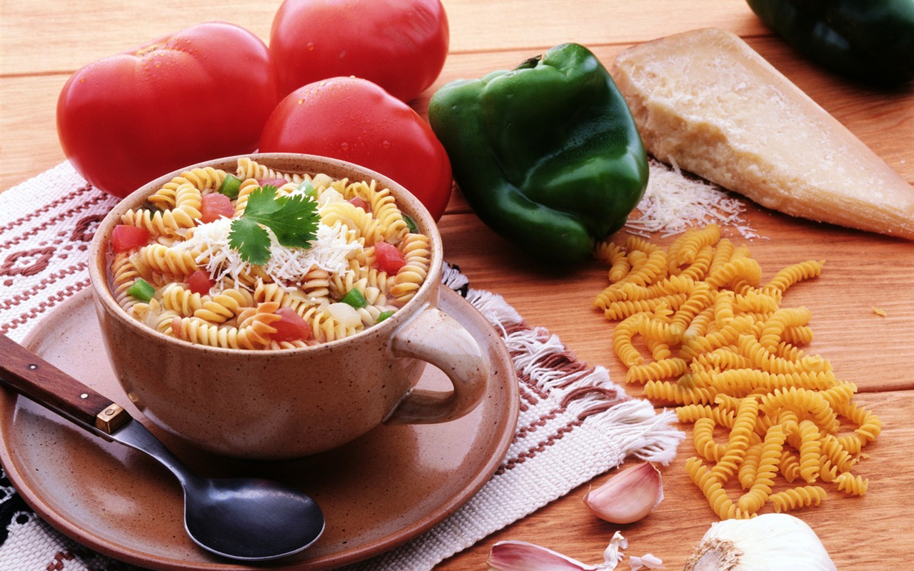 Gourmet večeře tapety (7) #1 - 1280x800