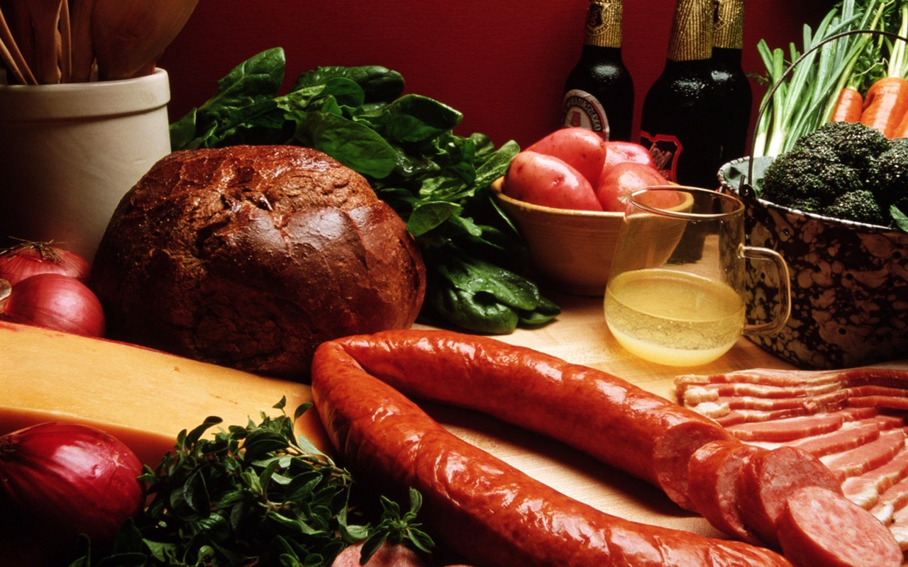 Gourmet večeře tapety (7) #10 - 1280x800