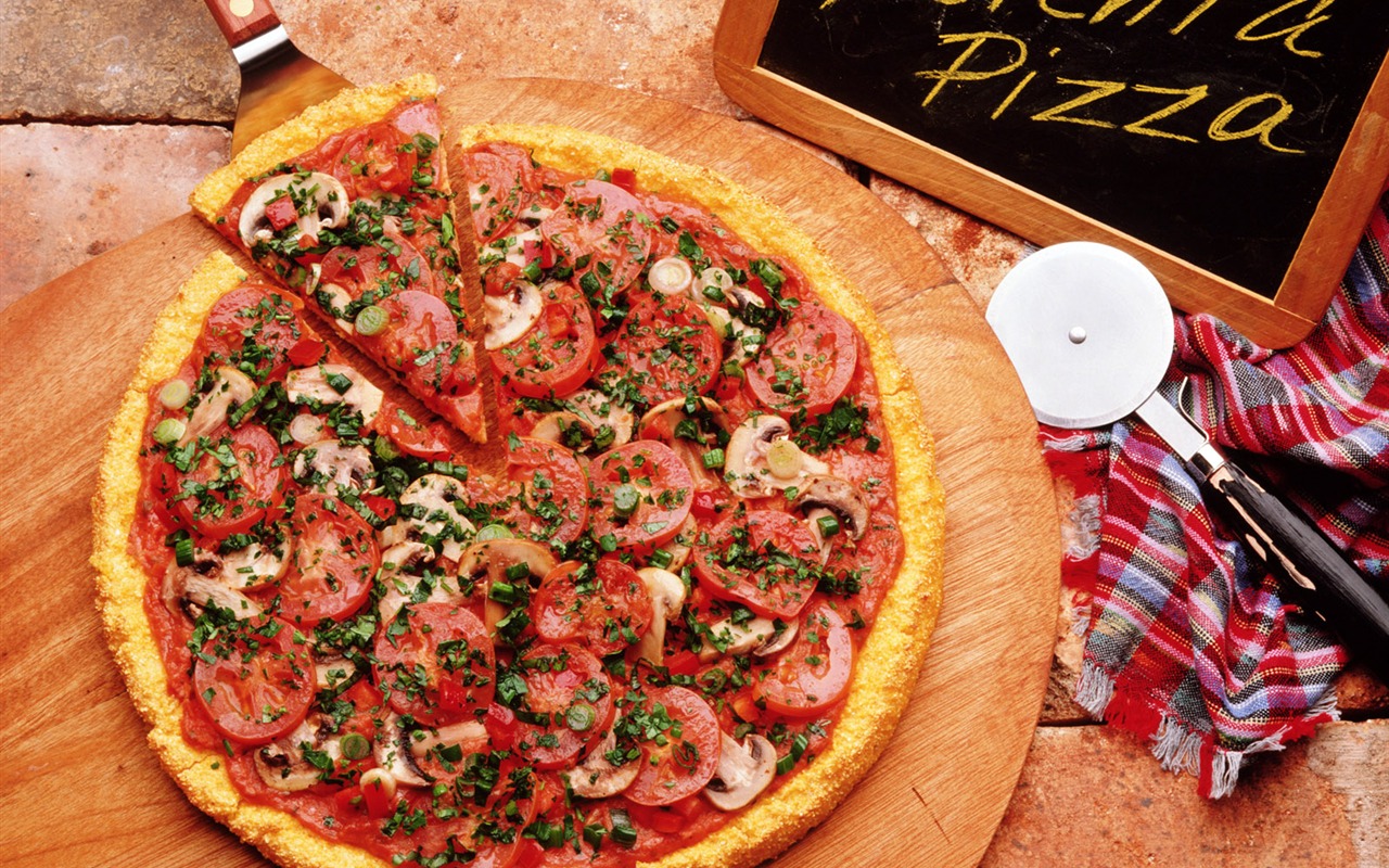 Gourmet večeře tapety (7) #11 - 1280x800