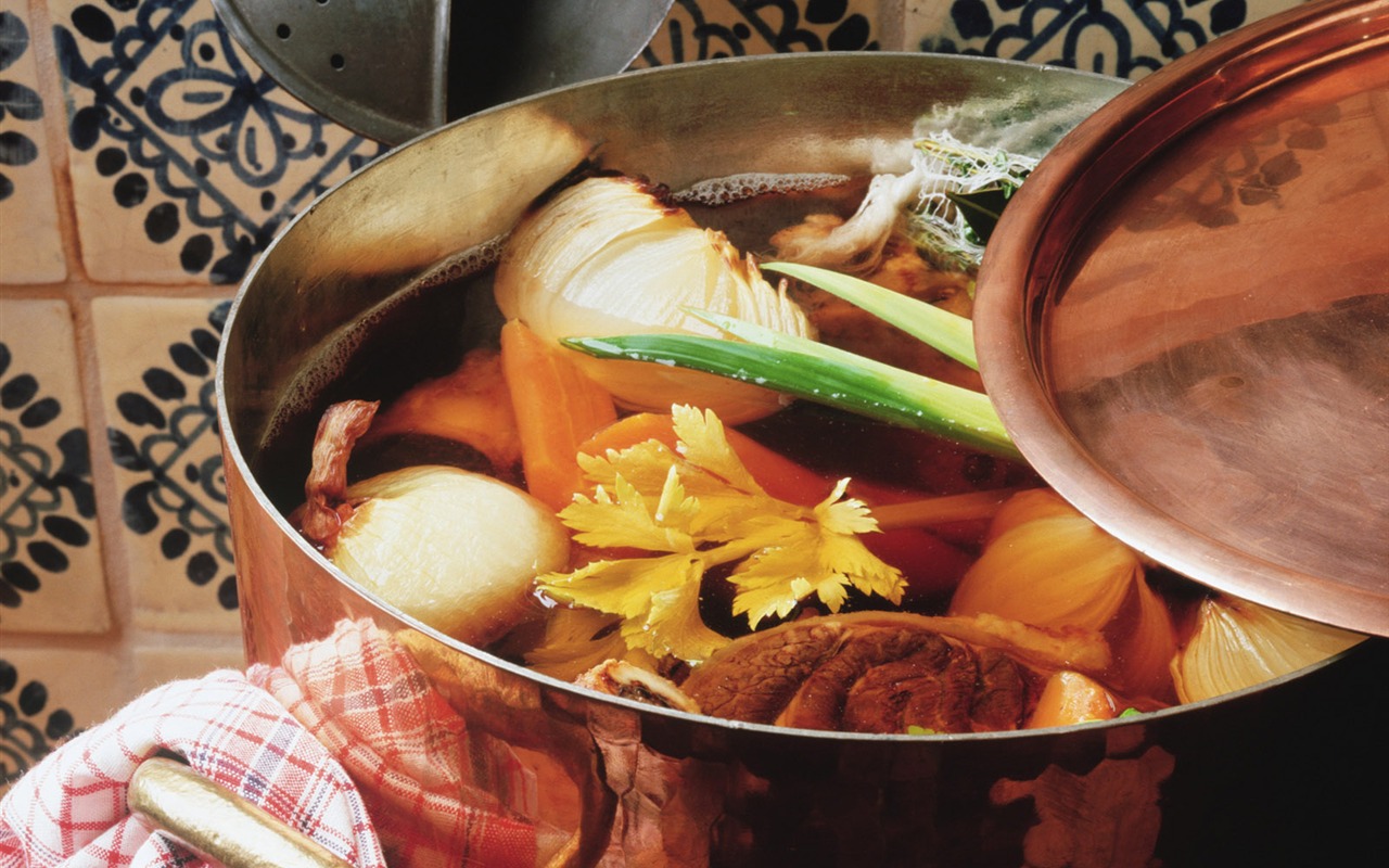 Gourmet večeře tapety (7) #13 - 1280x800