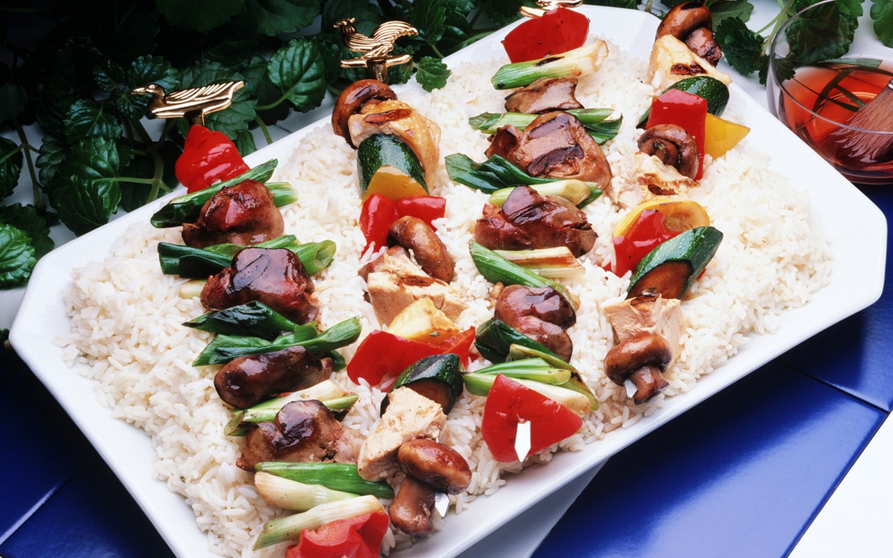 Gourmet večeře tapety (8) #8 - 1280x800