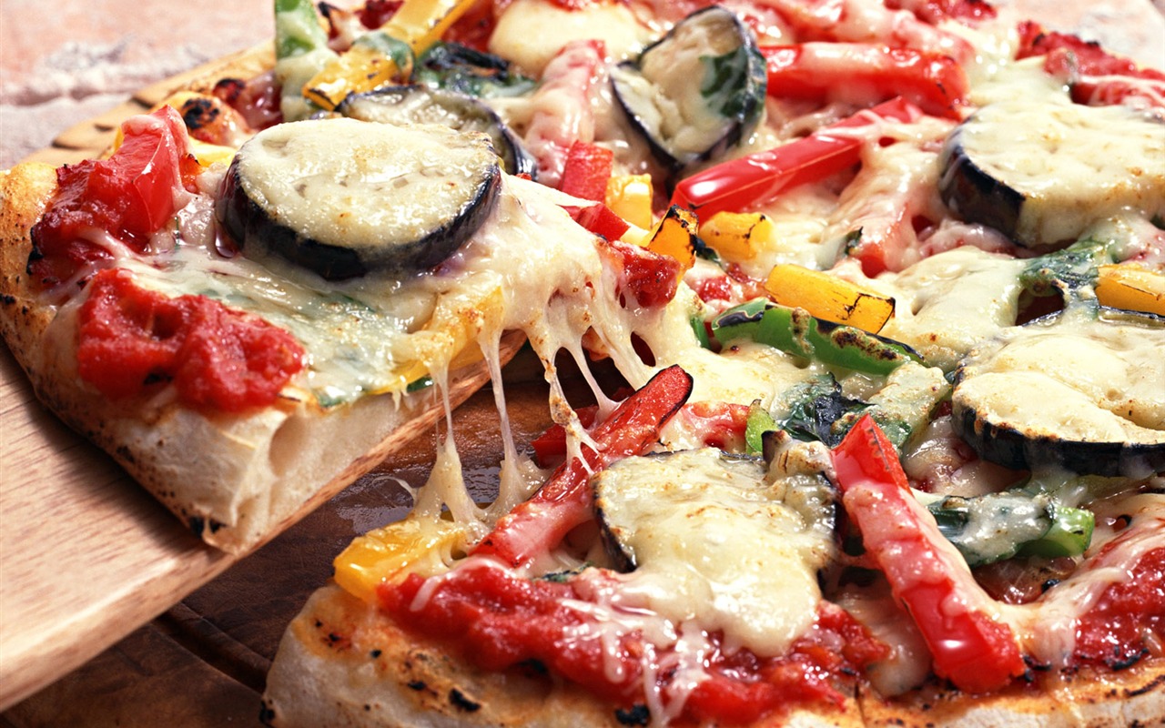 Pizza Jídlo tapety (1) #3 - 1280x800