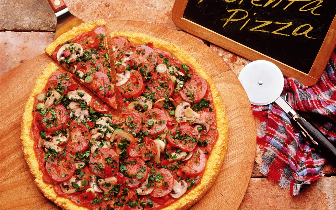 Pizza 美食壁纸(一)5 - 1280x800