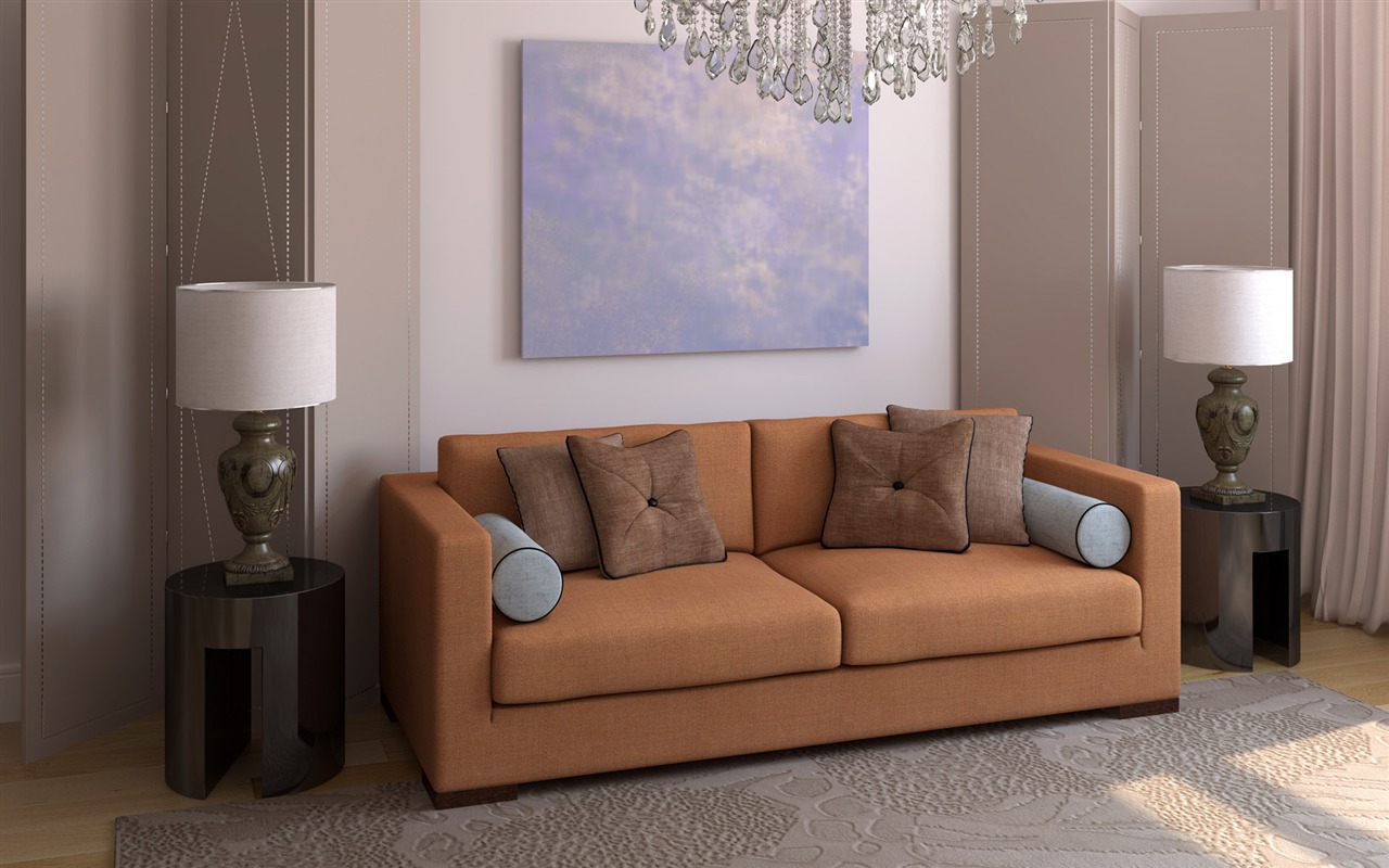 Living Room Photo Wallpaper (5) #9 - 1280x800