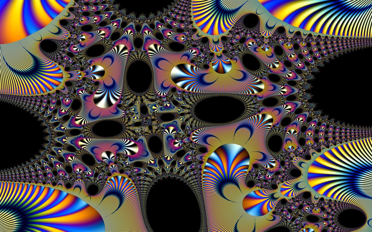 Super Bright Muster Tapete (2) #5 - 1280x800
