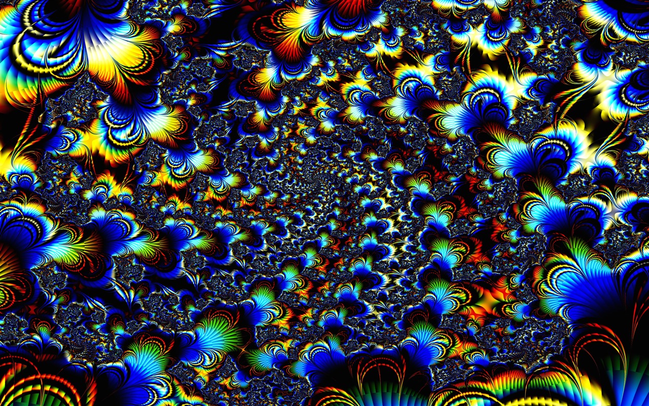 Super Bright Muster Tapete (2) #8 - 1280x800