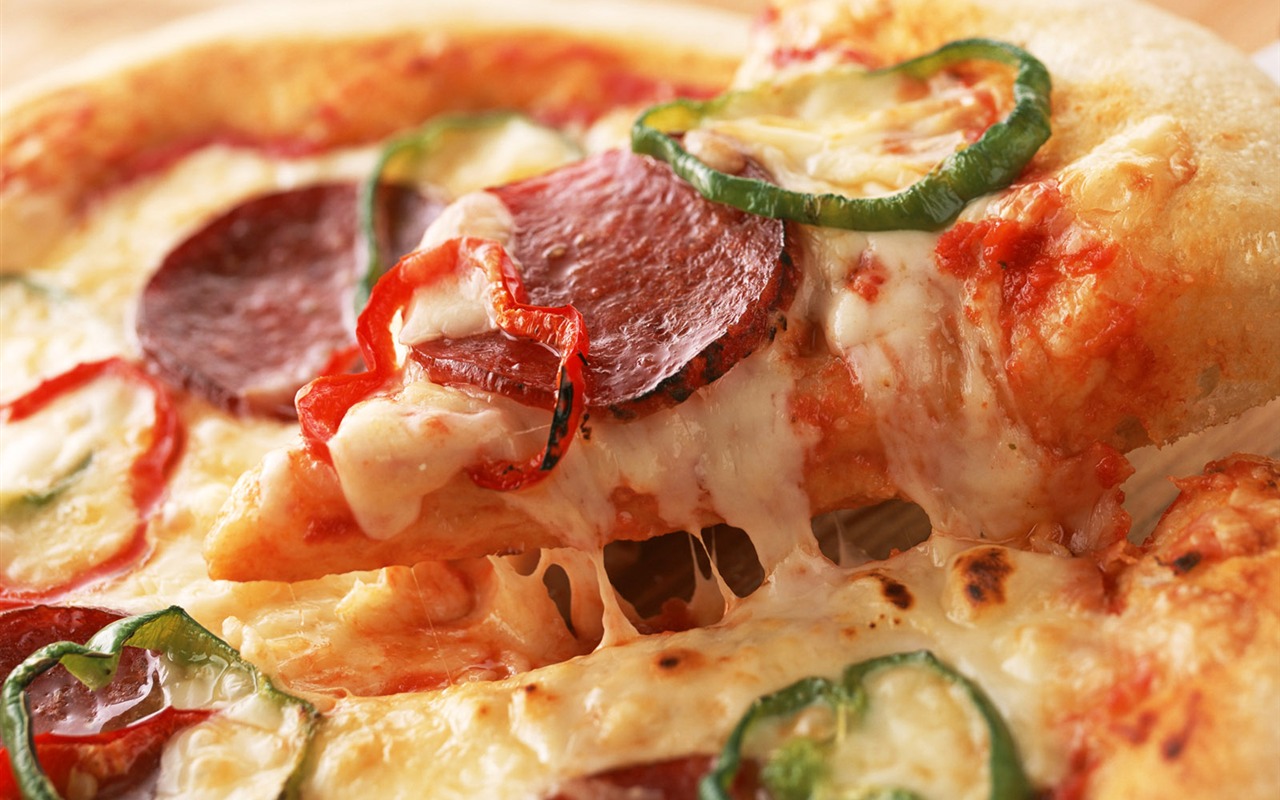 Pizza Jídlo tapety (2) #12 - 1280x800