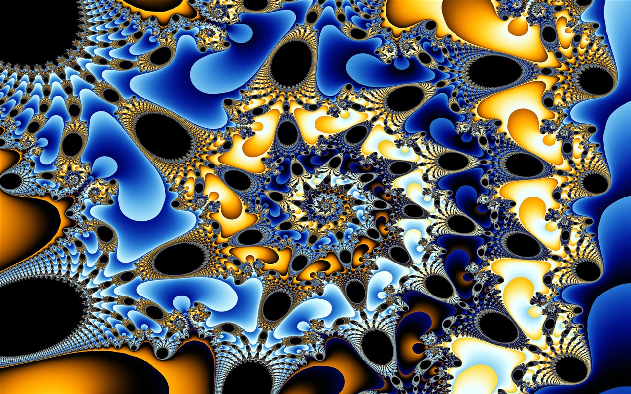 Super Bright Muster Tapete (3) #1 - 1280x800